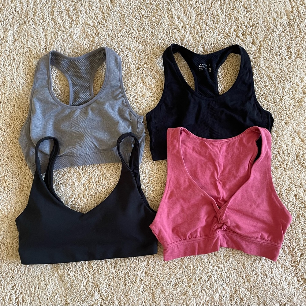 sports bra bundle (aerie, hollister, jockey)